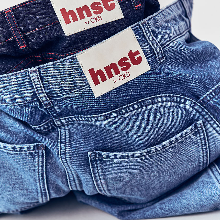 Two-tone jeanshemd en bijpassende jeans